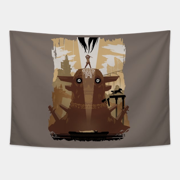 A colossal price to pay Tapestry by hootbrush