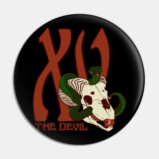 Halloween Tarot XV: The Devil Pin