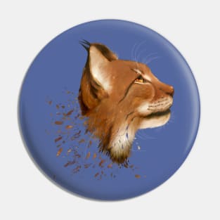 Siberian Lynx Pin