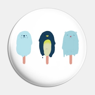 Animal ice-lollies Pin