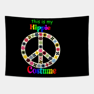 This Is My Hippie Costume Peace Bohemian Hippie Festival Tapestry