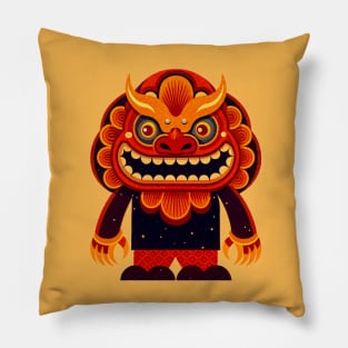 Japanese Demon Cartoon Pillow