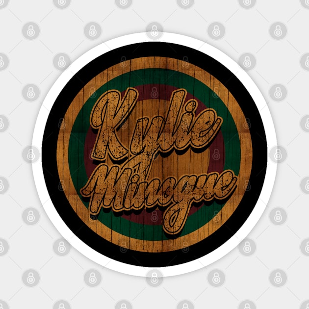 Circle Retro Kylie Minogue Magnet by Electric Tone