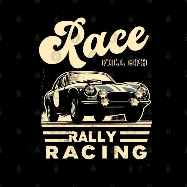 Vintage Rally Retro Car by Casually Fashion Store