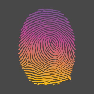 Finger print Colorful T-Shirt