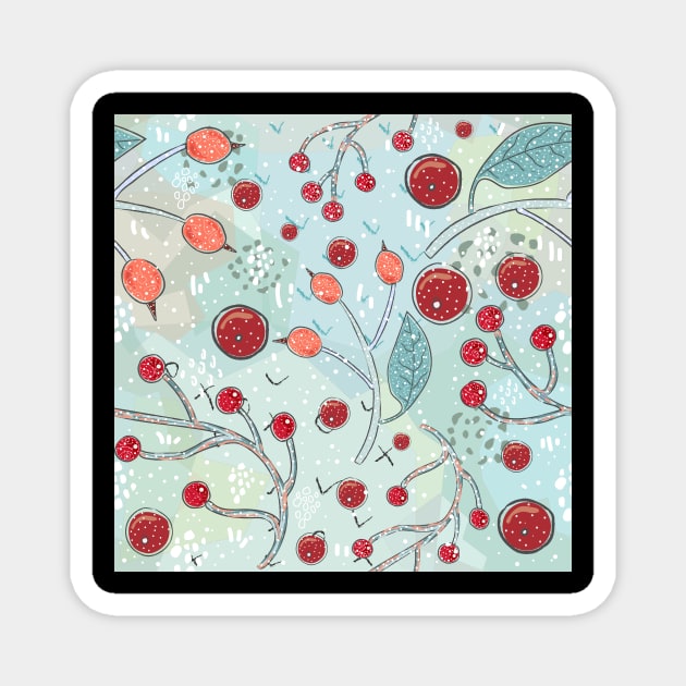 Berry Magnet by Kristina Stellar Scandinavian Land