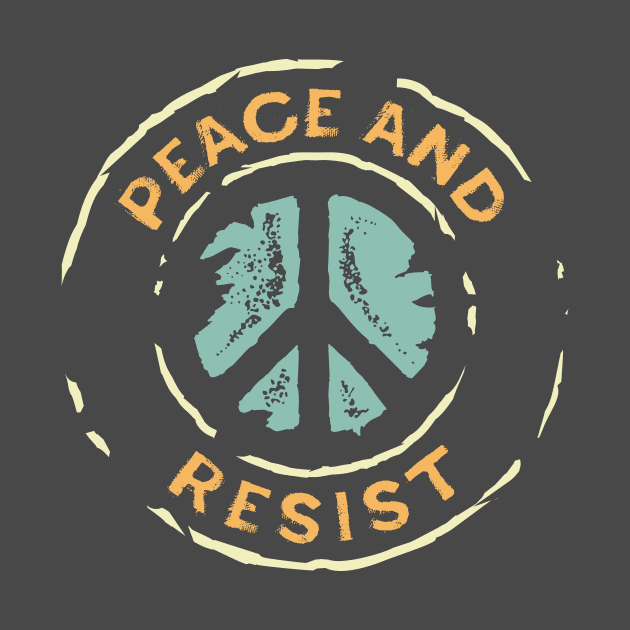 Peace and Resist - 2018 Midterm Elections by directdesign