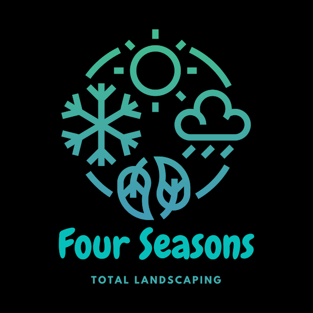 Four Seasons Total Landscaping Black T-Shirt by fikrikaito