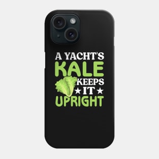 A yacht's kale keeps it upright Phone Case