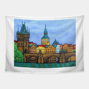 Colours of Prague, Czech Republic Tapestry