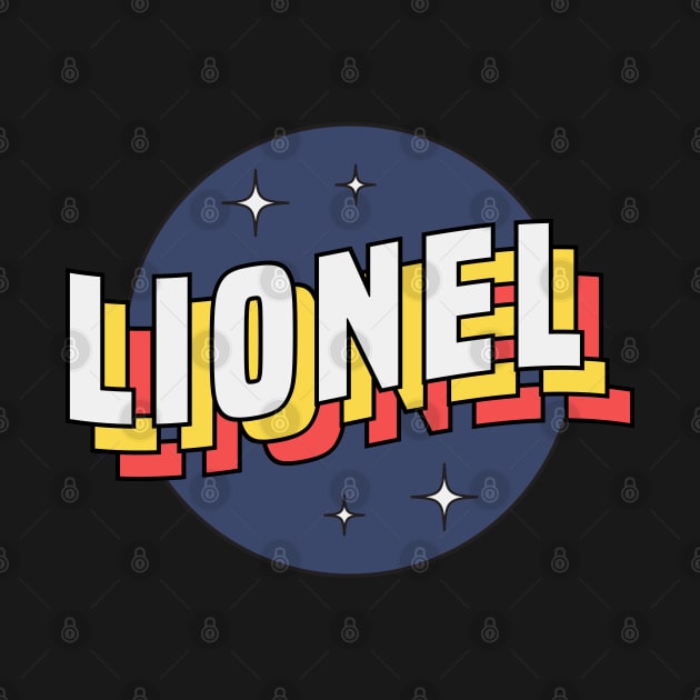 Lionel - Colorful Layered Retro Letters by Mandegraph