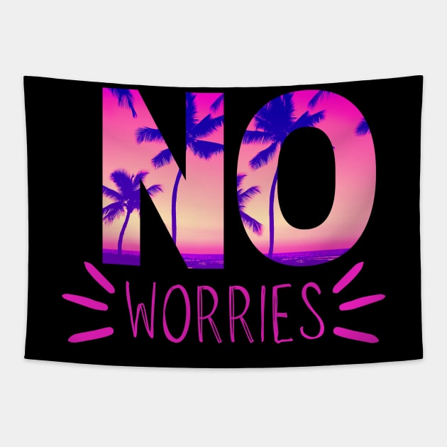 No Worries Tapestry by JessyCuba