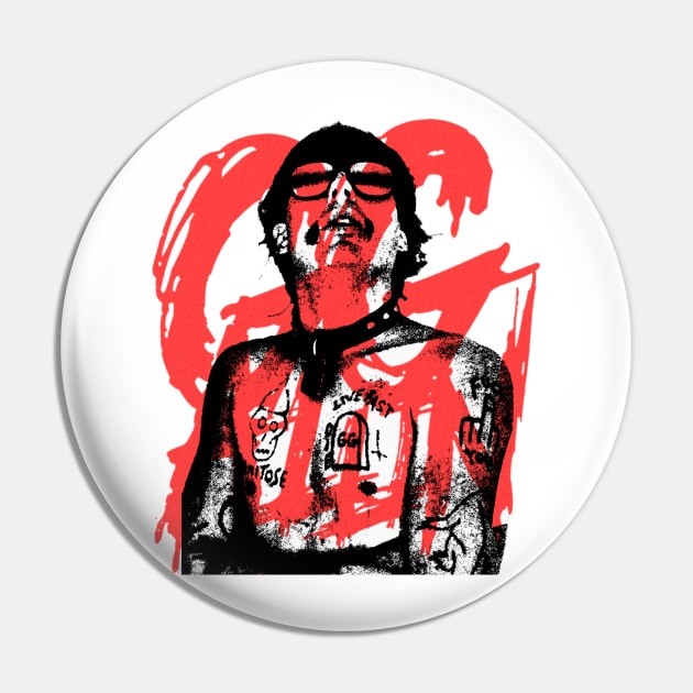 GG Allin Pin by SBSTN