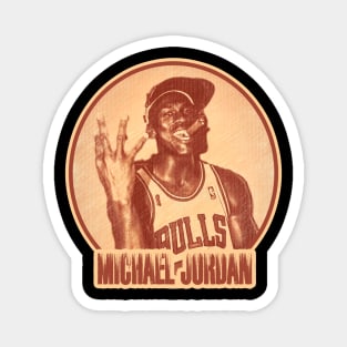 Vintage Michael Jordan | Red Color Magnet