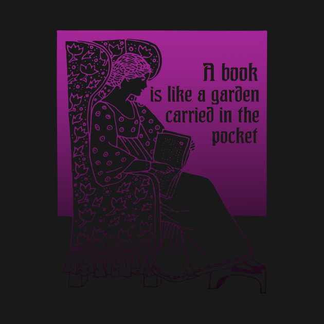 Discover A book is like a garden - Book Lover - T-Shirt