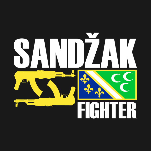 Sandzak Fighter, Cool Sandzak Flag, Sandzak by Jakavonis