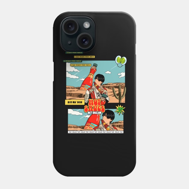 NCT DREAM HOT SAUCE JENO VER Phone Case by poortatoe