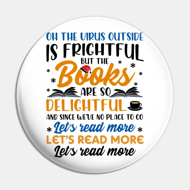 Bookish Christmas Gift Pin by KsuAnn