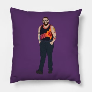 Jonah Hill Phoenix Basketball Retro Throwback Jersey Pillow