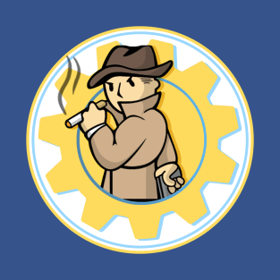 Vault Boy Fallout - Mysterious Stranger T-Shirt