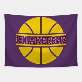 lakers basketball Tapestry