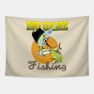 Big Game Fishing Tapestry