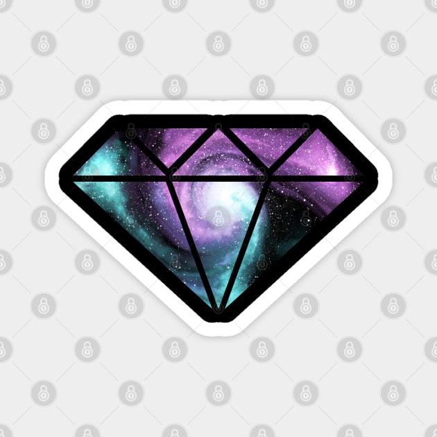 Diamond Galaxy Magnet by artofiwan