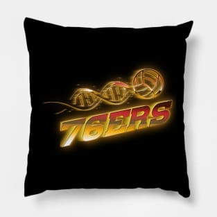 Graphic Basketball 76ers Proud Name Teams Vintage Pillow