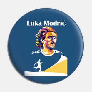 Poster illustration of Luka Modric Pin