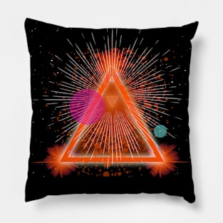 SCI-FI TRIANGLE Pillow