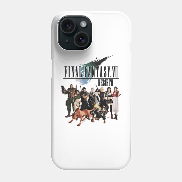 Final Fantasy VII Rebirth Party Group Phone Case by moreirapod