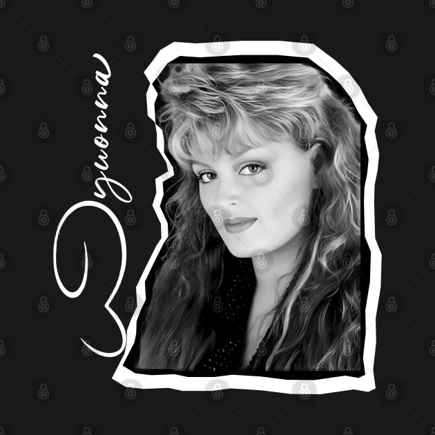 Wynonna Judd BW by KIJANGKIJANGAN