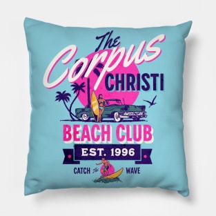 Corpus Christi Beach Club Pillow