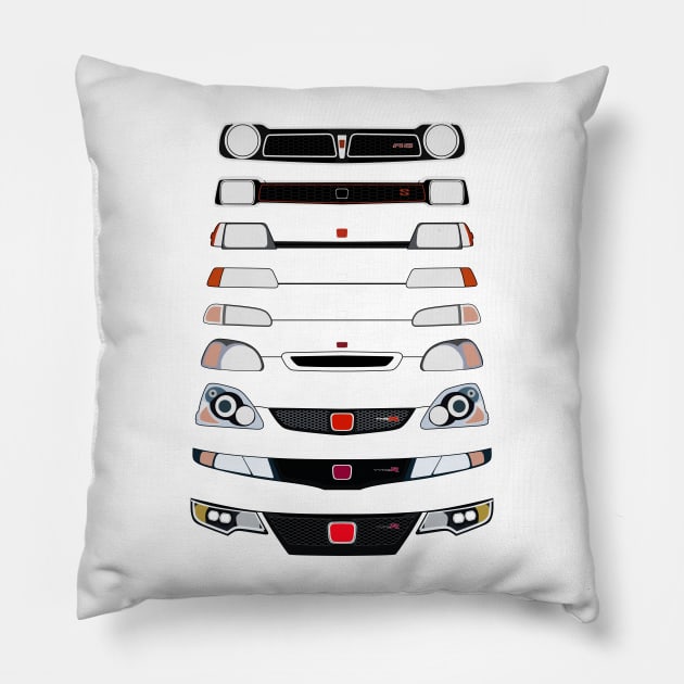 Civic Pillow by AutomotiveArt