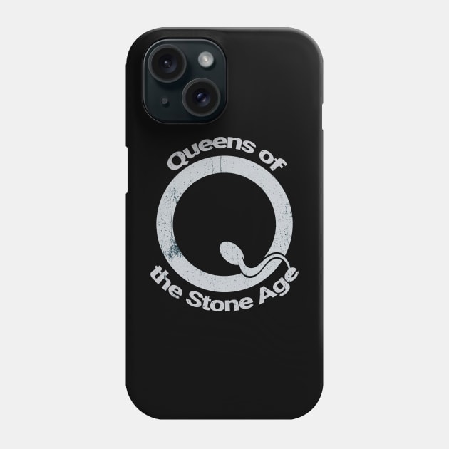 Queens of the Stone Age Vintage Phone Case by Glitch LineArt