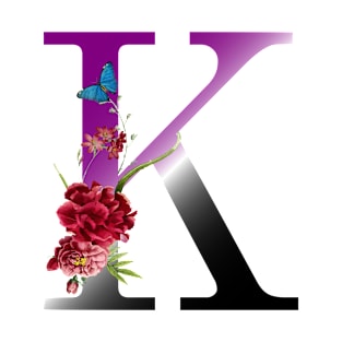 botanical monogram K T-Shirt