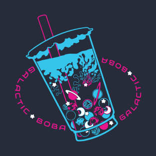 Galactic Boba (version teal magenta white) T-Shirt