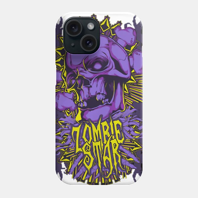 The Skull is Zombie Star Phone Case by asokabudaya