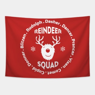 Reindeer Christmas Squad Tapestry