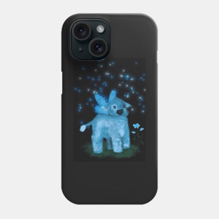 Blue fairy cow Phone Case