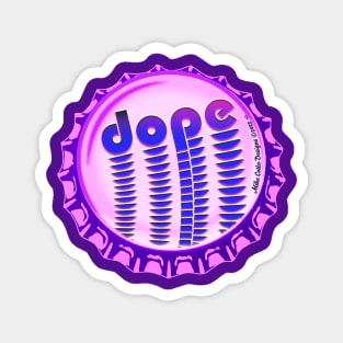 Purple Dope Soda Magnet