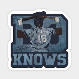 VINTAGE BO JACKSON MVP KNOWS 90S Magnet