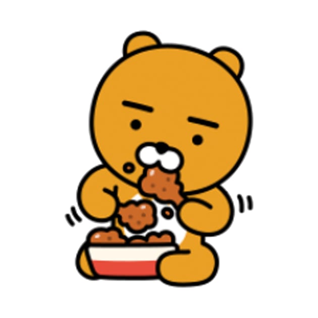 KakaoTalk Friends Hello! Ryan - Grubbin' (카카오톡 라이언) by icdeadpixels