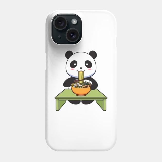 funny panda Phone Case by Qurax