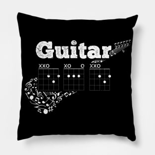 Funny father's gift Guitar Chords Saying Dad, Guitar Dad T-shirt for Music Lover Pillow