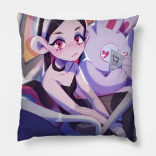 bunny railway express Pillow