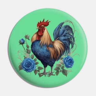 Funny rooster Pin