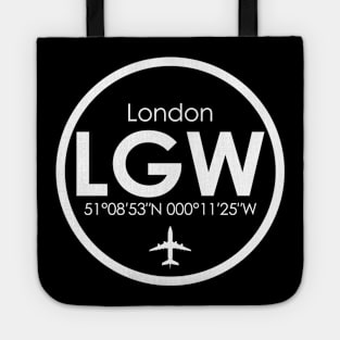 LGW, London Gatwick Airport, England Tote