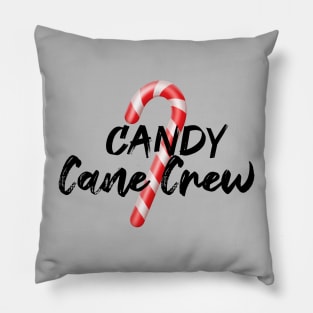 Candy Cane Crew Funny Christmas Pillow