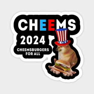 Cheems 2024 Cheemsburgers Magnet